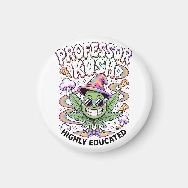 ADOM "Professor Kush" Women's Graphic Tee Magnet (Front)
