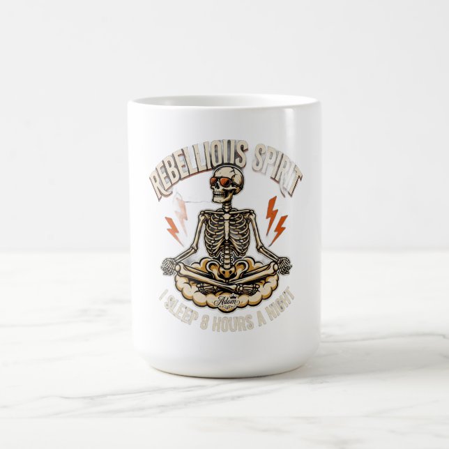 ADOM "Rebellious Spirit" Women's Long-Sleeve Tee Coffee Mug (Center)
