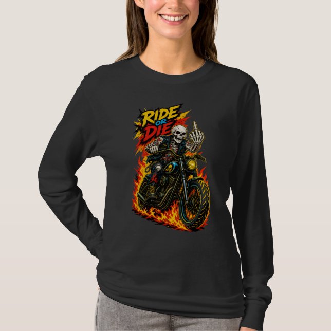 ADOM Ride Die Chopper Soul T-Shirt (Front)
