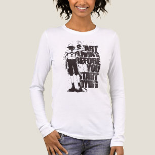 ADOM "Start Living" Women's Graphic Long Sleeve T- Tri-Blend Shirt