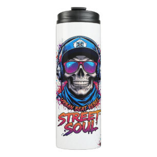 ADOM "Street Soul" Women's Long-Sleeve Graphic Tee Thermal Tumbler