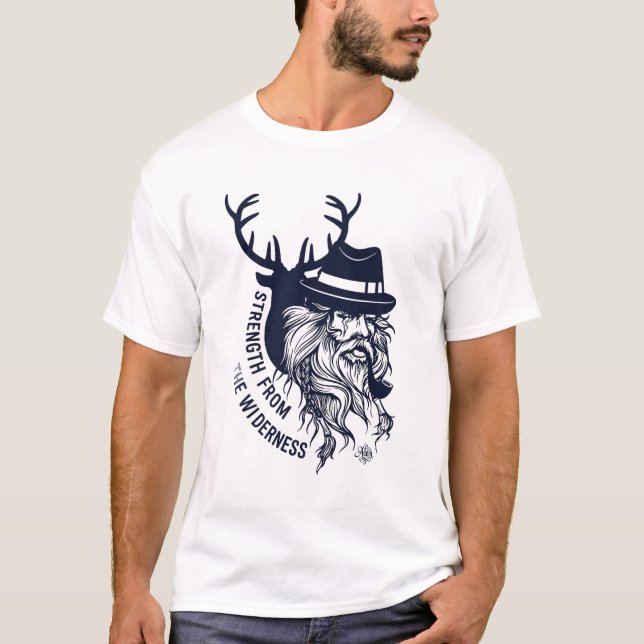 ADOM "Strength from the Wilderness" Men's Tee (Front)