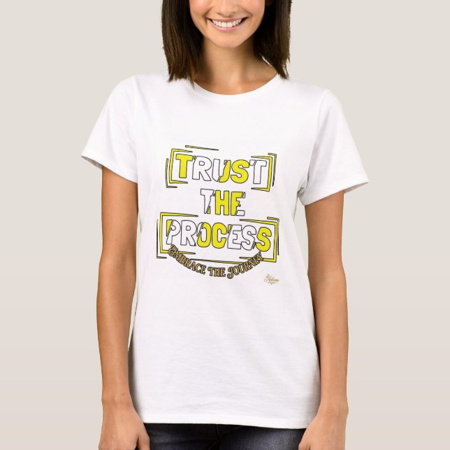 ADOM "Trust the Process" Women's Graphic T-Shirt (Front)