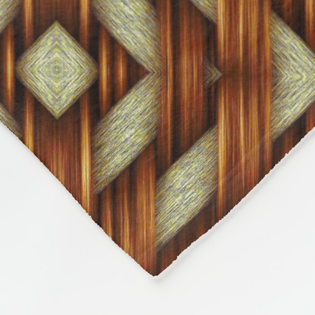 ADOM Warm Geometric Diamond Blanket (Corner)