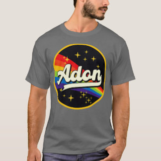 Adon Rainbow In Space Vintage Style T-Shirt