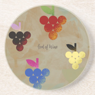 Adonis God of Wine Coaster