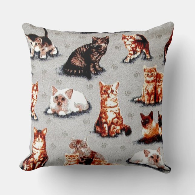 Adopt A Animal Shelter Cat Cushion (Front)