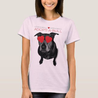 "Adopt-A-Bull" Downtown Dog Rescue Fundraiser T-Shirt