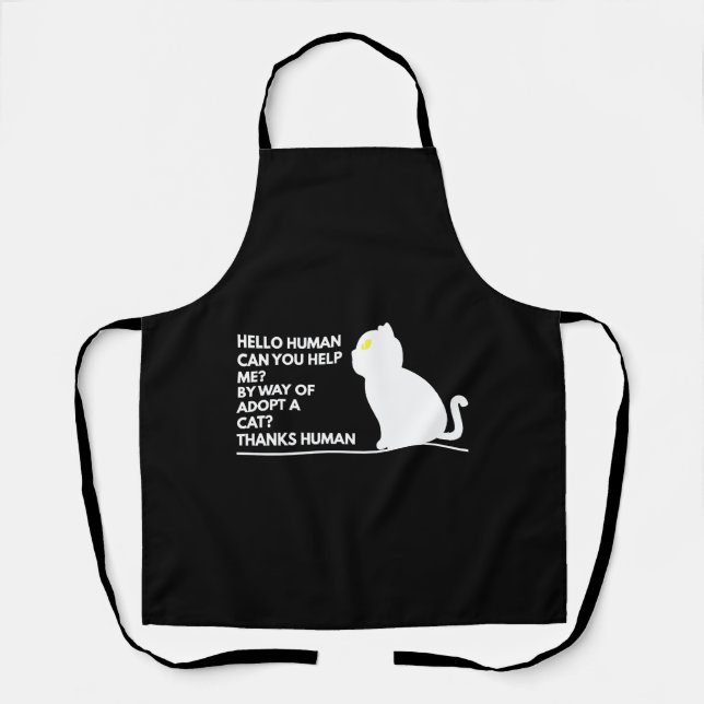 Adopt A Cat Apron (Front)