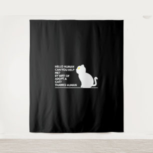Adopt A Cat Tapestry
