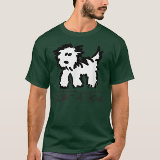 Adopt A Dog   Dog Rescue  Animal Lover  T-Shirt