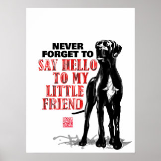 Adopt a Dog Great Dane Poster