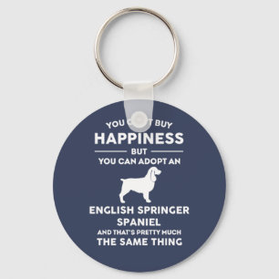 Adopt a English Springer Spaniel Happiness Key Ring