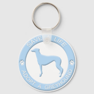 Adopt a Greyhound Keychain