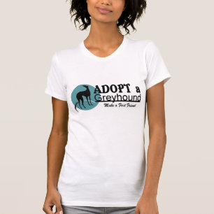 Adopt a Greyhound Logo T-Shirt