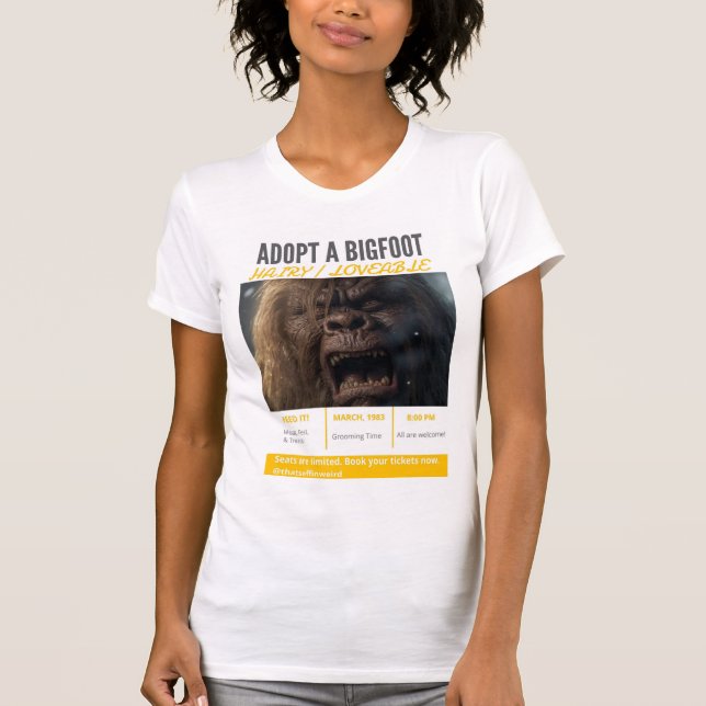 Adopt a Hairy Fella T-Shirt (Front)