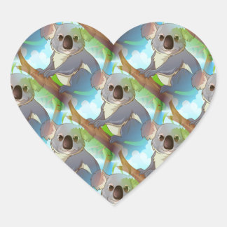 Adopt A Koala! Heart Sticker