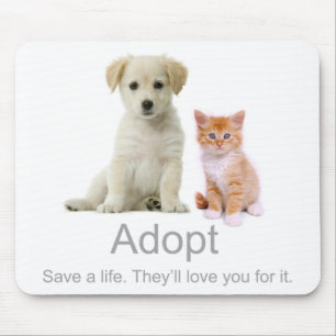 adopt a pet mouse pad