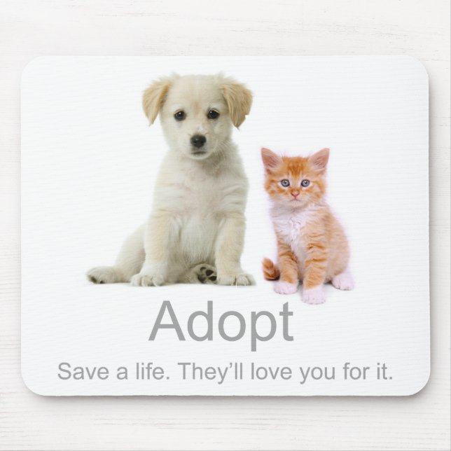 adopt a pet mouse pad (Front)
