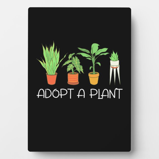Adopt A Plant Plaque (Front)