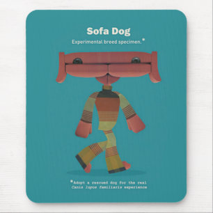 ADOPT A RESCUED DOG! MOUSE PAD