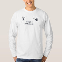 Adopt a Shelter Cat: Long Sleeve T