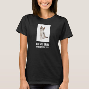 Adopt A Shelter Pet  All Paws Matter  Sad Kitty Ad T-Shirt