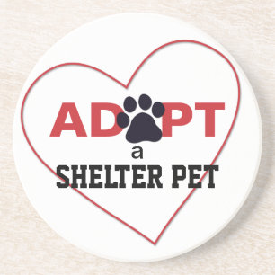 Adopt a Shelter Pet Coaster