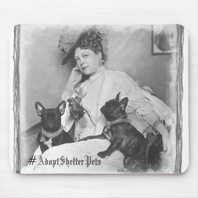 Adopt A Shelter Pet - Vintage Mouse Pad (Front)