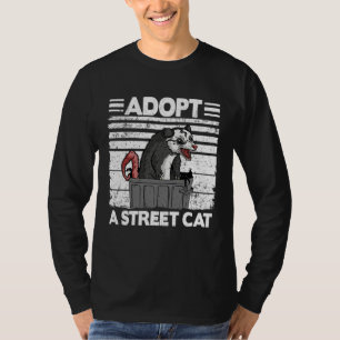 Adopt A Street Cat Opossum Meme Trash Possum 1 T-Shirt