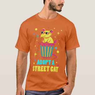 Adopt A Street Cat Possum Opossum 80s Style boy T-Shirt
