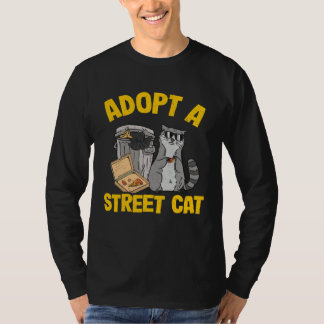 Adopt A Street Cat Raccoon 5 T-Shirt