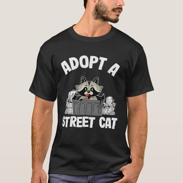 Adopt A Street Cat Racoon Pullover Hoodie_8 (Front)