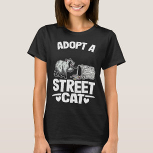 Adopt A Street Cat Trash Garbage Panda Racoon 2 T-Shirt