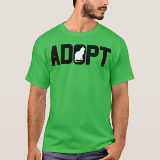 Adopt Adopt animals retro T-Shirt