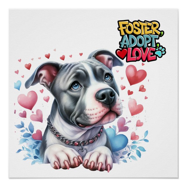 Adopt and Love Poster (Front)