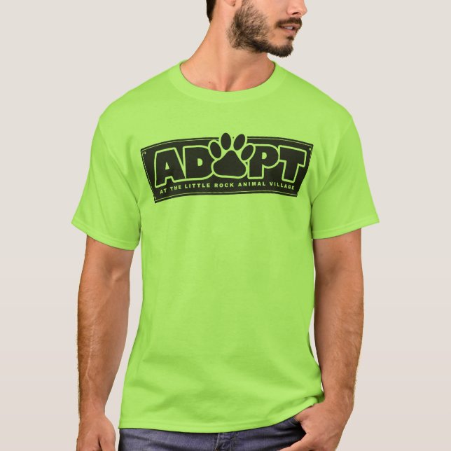 "Adopt at LRAV" T-shirt (Front)
