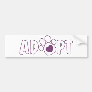Adopt Bumper Sticker
