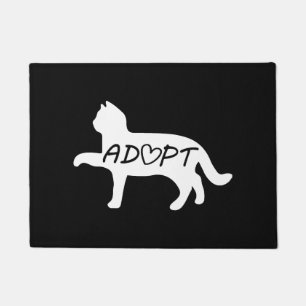 Adopt Cat    Doormat