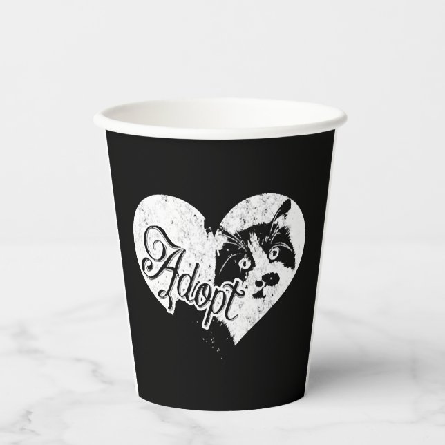 ADOPT CAT PAPER CUPS (Front)
