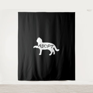 Adopt Cat Tapestry