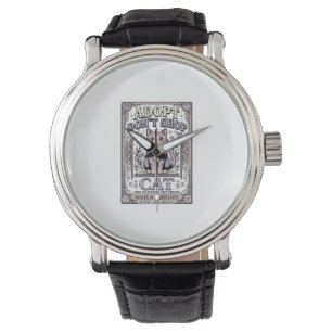 Adopt Don’t Shop Cat Cat Rescue Adoption Vintage V Watch