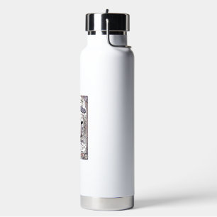Adopt Don’t Shop Cat Cat Rescue Adoption Vintage V Water Bottle