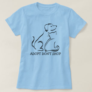 Adopt Don’t Shop Dog and Cat T-Shirt