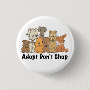 Adopt Don’t Shop Dog Rescue Button