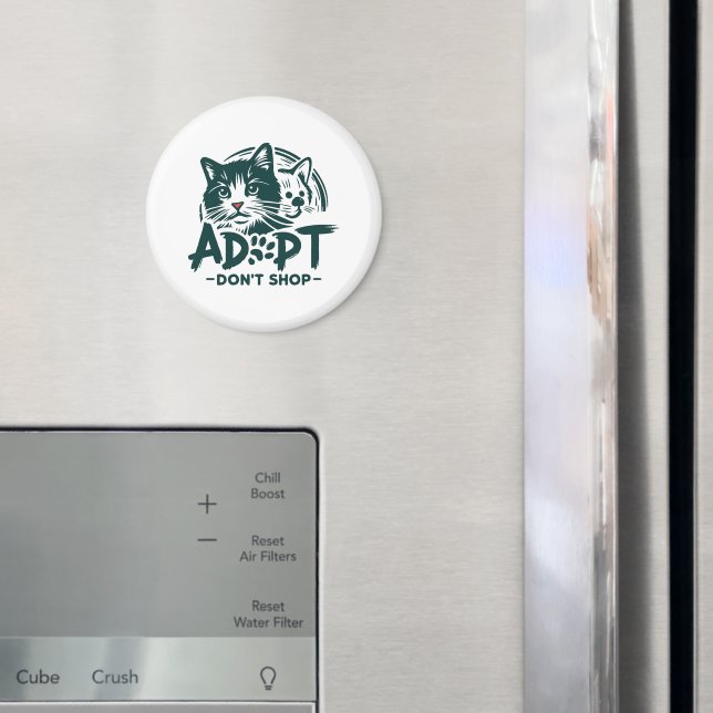 Adopt don't shop 1 magnet (In Situ (Fridge))