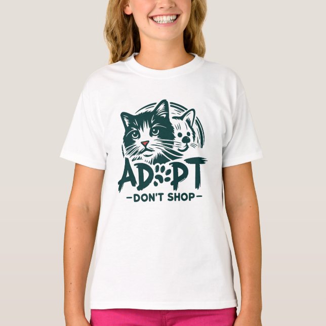 Adopt don't shop 1 T-Shirt (Front)