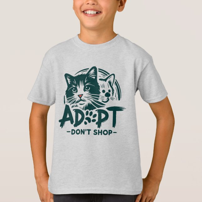 Adopt don't shop 1 T-Shirt (Front)