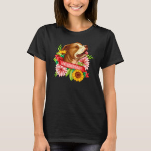 Adopt Don't Shop Animal Pitbull Pibble Mum Rescu T-Shirt