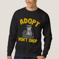 Adopt Don't Shop Funny Raccoon 1